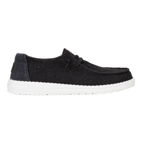 Wendy Eyelet Lace - Mujer Black
