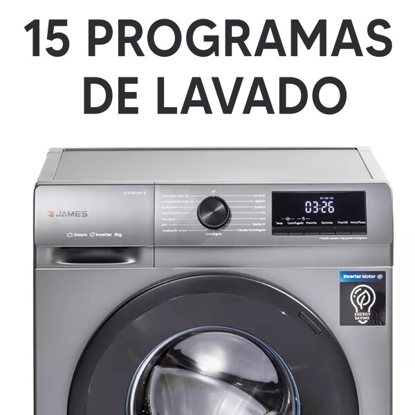 Lavarropas James Lr 8140 LAVARROPAS JAMES LR 8140 INV S 38140