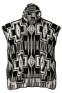 Toalla con capucha en Jacquard Negro