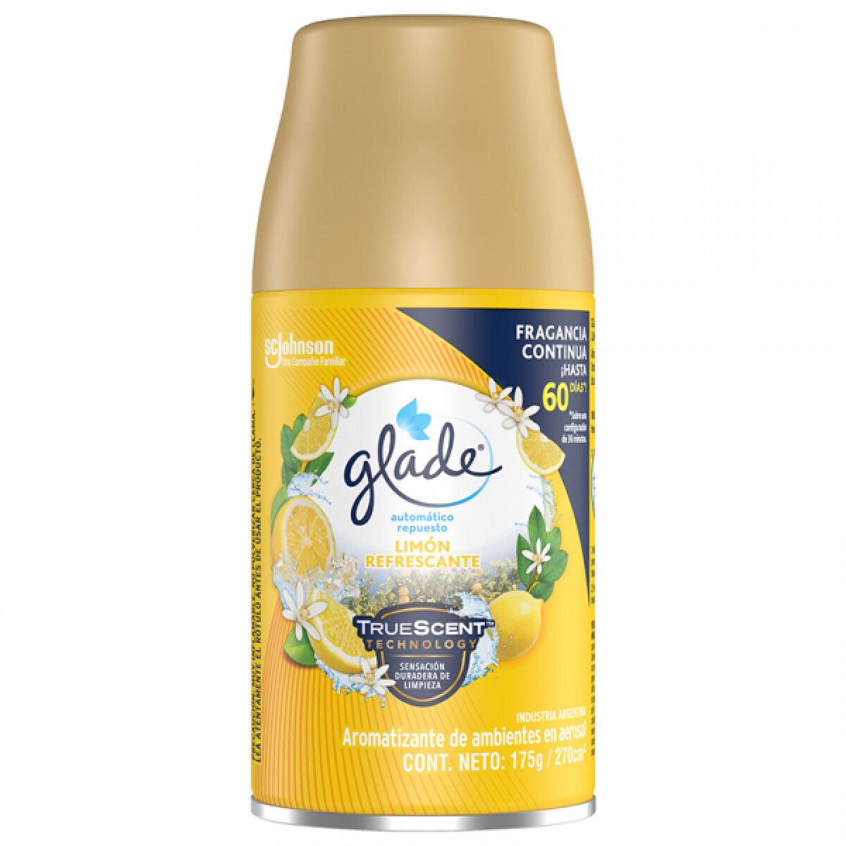 Aromatizante de Ambiente Glade - Limón refrescante 