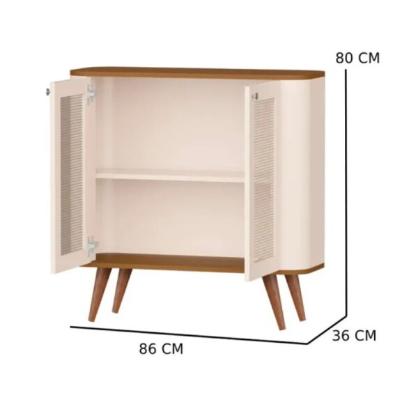 APARADOR BUFFET JUNTAI NEW - OFF WHITE/NATURAL APARADOR BUFFET JUNTAI NEW - OFF WHITE/NATURAL