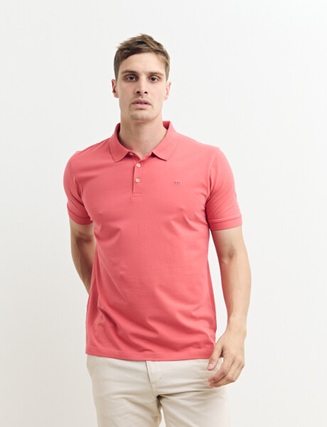 520975 REMERA HARRINGTON LABEL Coral