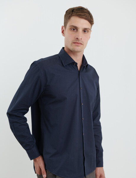 012612 CAMISA HARRY Azul Oscuro