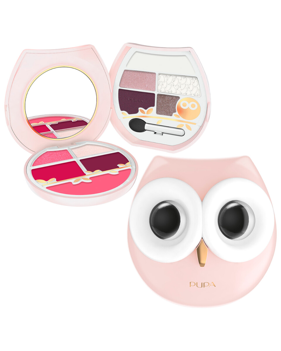 Set de Maquillaje para Ojos y Labios Pupa Owl 2 Cold Shades - Rosa 