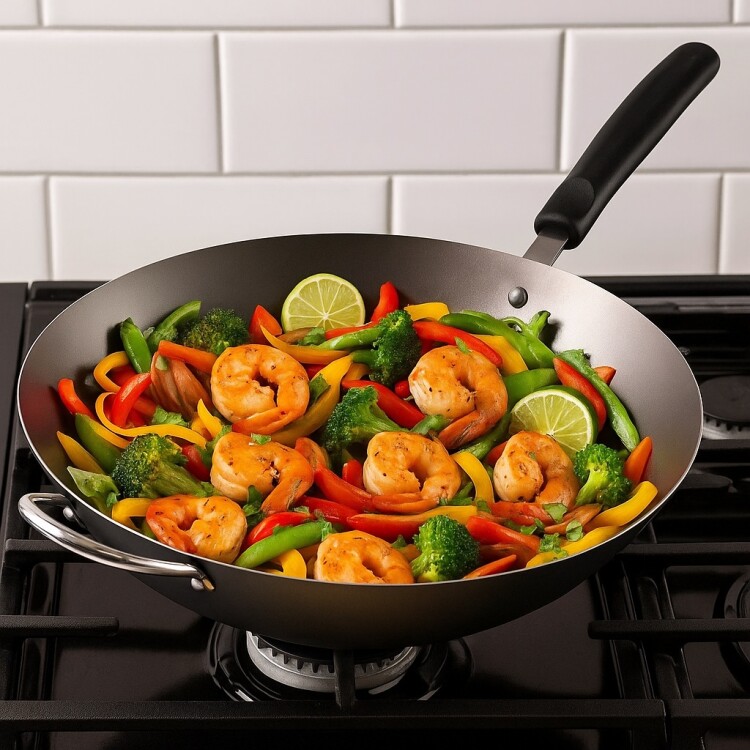 Sarten Wok Tramontina Loreto Napoli 36cm Sarten Wok Tramontina Loreto Napoli 36cm