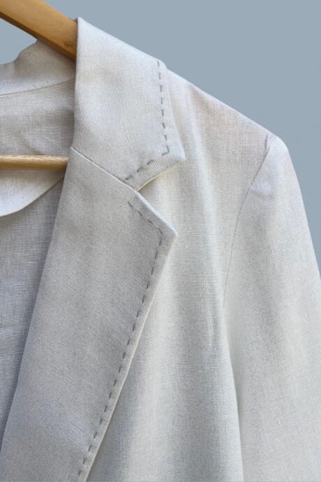 BLAZER METALIZADO CARMELO Blanco