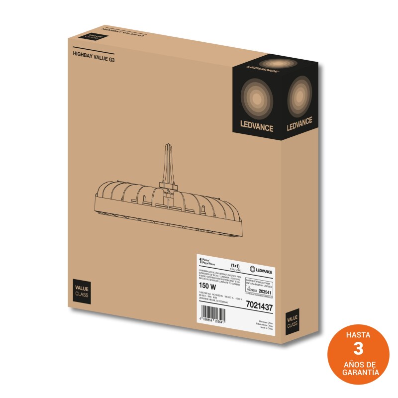 CAMPANA LEDVANCE OSRAM HIGHBAY VALUE G3 150W CAMPANA LEDVANCE OSRAM HIGHBAY VALUE G3 150W