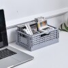 Caja de almacenamiento plegable mediano gris