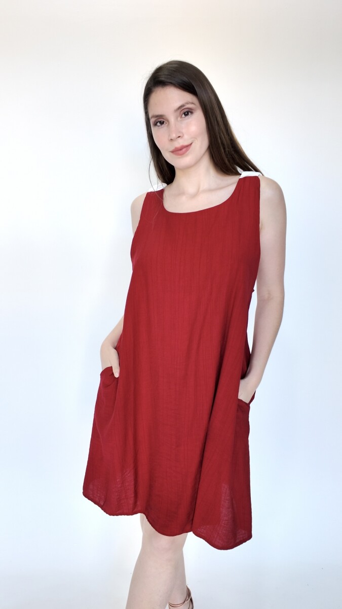 Vestido Kailen - Rojo 