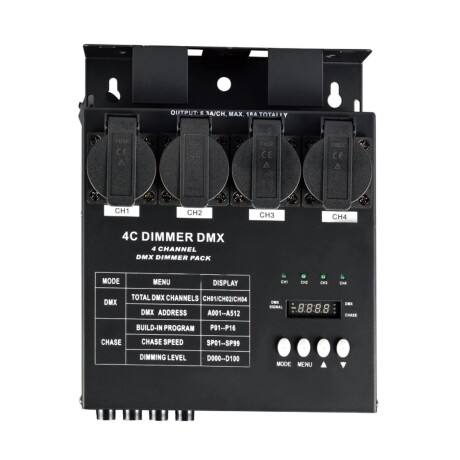 Dimmer Pack Pls 4 Canales Dmx Dimmer Pack Pls 4 Canales Dmx