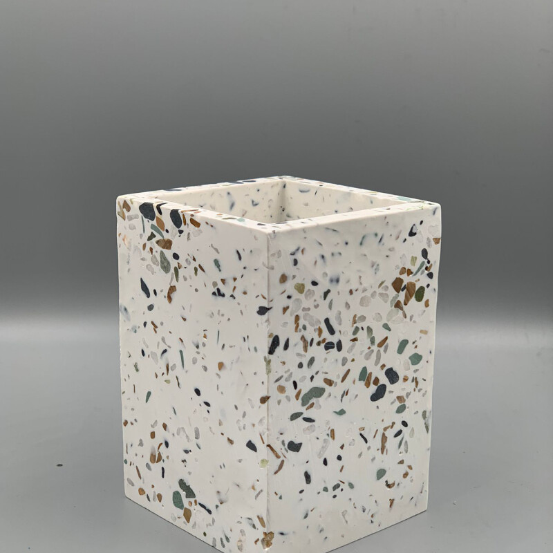 Portalapices de cerámica Terrazo