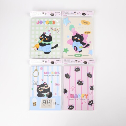 ESPEJO DE MAQUILLAJE TRI-FOLD CON CUBIERTAS DE PAPEL (GATITO MIMI) ESPEJO DE MAQUILLAJE TRI-FOLD CON CUBIERTAS DE PAPEL (GATITO MIMI)