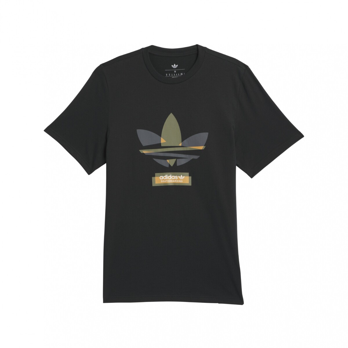 REMERA adidas SKATEBOARDING TREFOIL - Black 