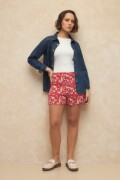 SHORT KETTY PRINT Crudo