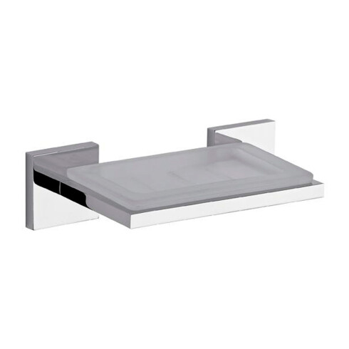 JABONERA VIDRIO APLICAR METAL LINEA DOMINIC ACABADO MATE 000