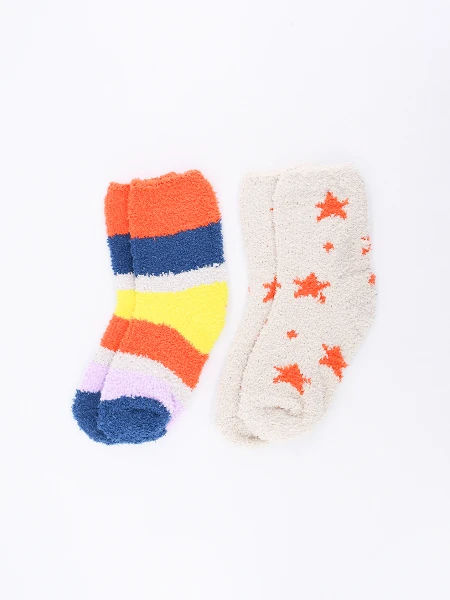 MEDIAS CHENILLE ESTRELLAS ESTAMPADO 1