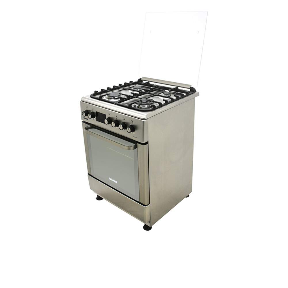 Cocina Combinada Siam Si-cc60ev Gris