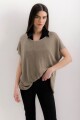 Blusa Athenia Beige Lurex