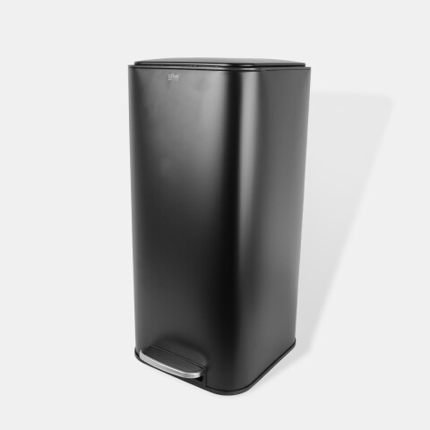 BASURERO NEGRO C/PEDAL 30L Unica
