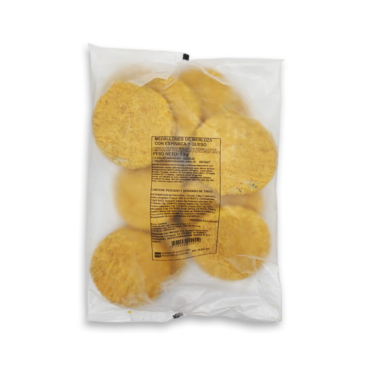 Medallon Merluza Esp/q Solimero 