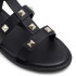 ATHEENAA BLACK SMOOTH SYNTHETIC BLACK