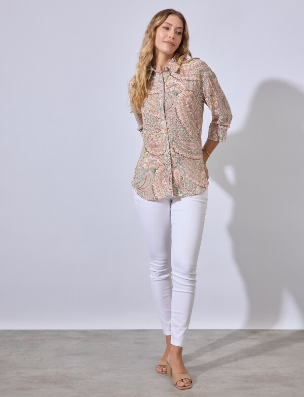 Camisa Gasa Spring ROSA/MULTI