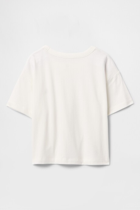 Remera Washed Toddler Niño New Off White