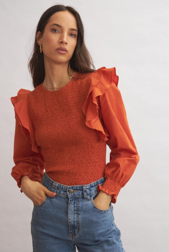 Blusa Lila Terracota