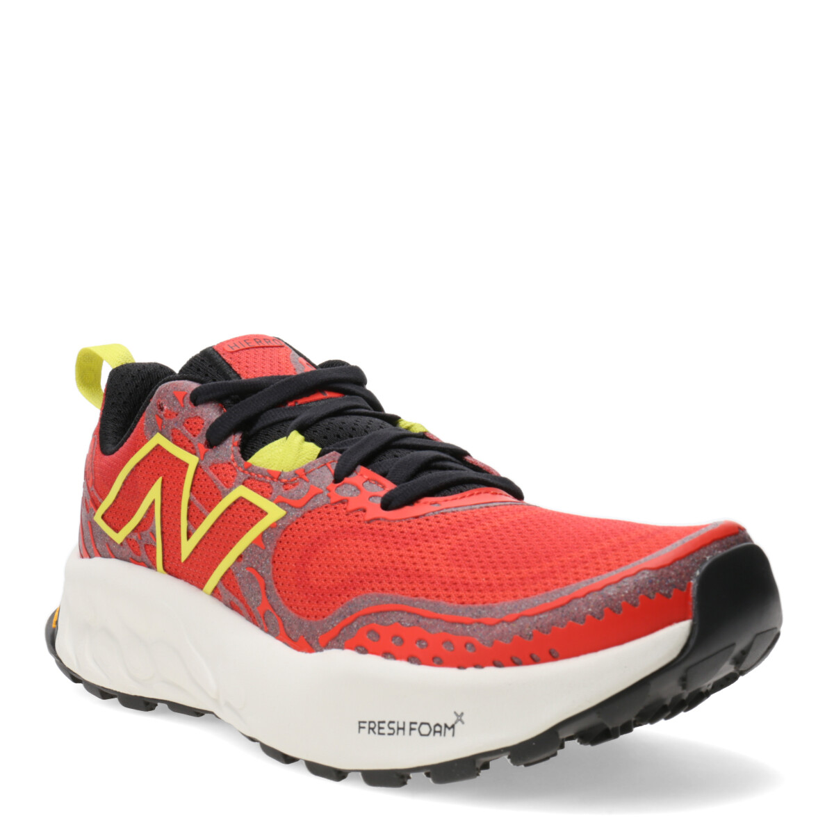 Championes de Hombre New Balance Fresh Foam X Hierro V8 - Rojo - Negro - Amarillo 