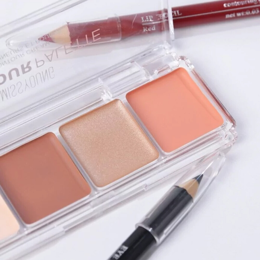 Valija De Maquillaje Chica Con Cosmeticos Incluidos Plateado