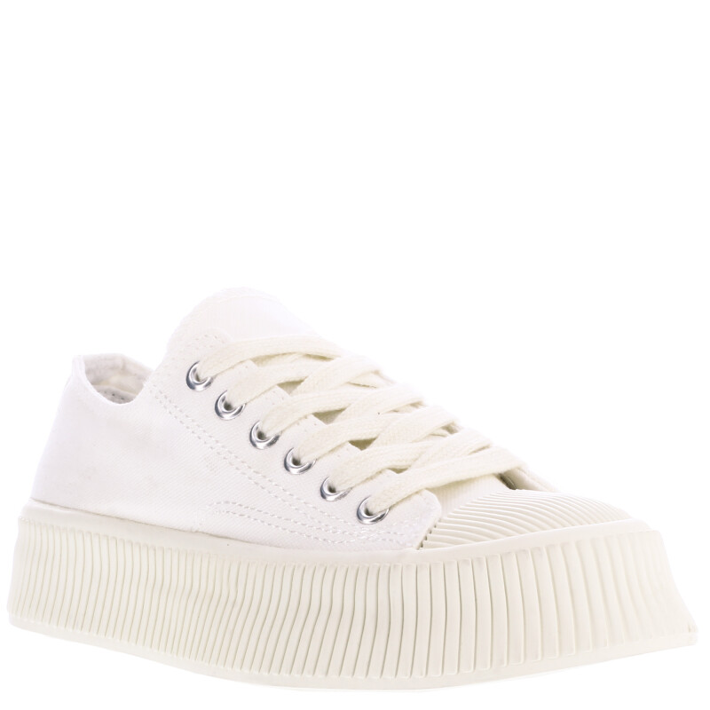 Championes de Mujer Miss Carol NALU de lona Blanco