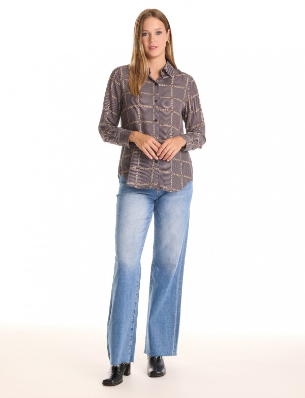 Camisa Printed GRIS/MULTI