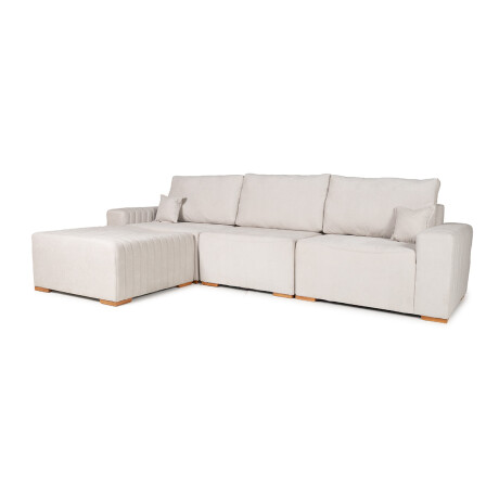 Sofá Modular Varen (Outlet) - 4 módulos - Tela Microfibra Berlin 04 (Hielo)