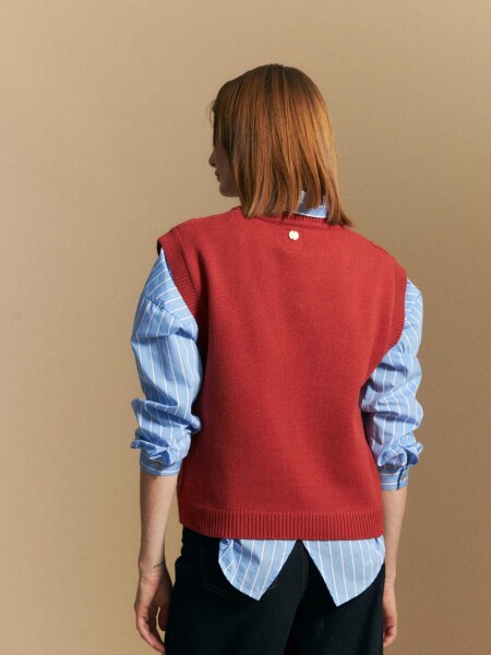 CHALECO ALLIE LIVENSA ROJO