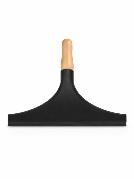 LAMPAZO LIMPIA VIDRIOS MANGO MADERA NEGRO