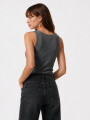 Musculosa Airi Gris Melange Oscuro