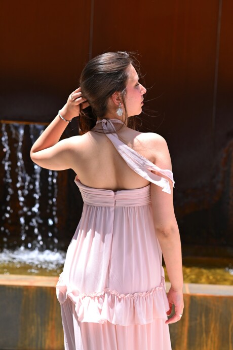 Vestido Elza Rosa