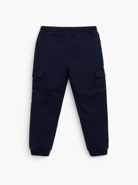 PANTALON CARGO GERO AZUL OSCURO