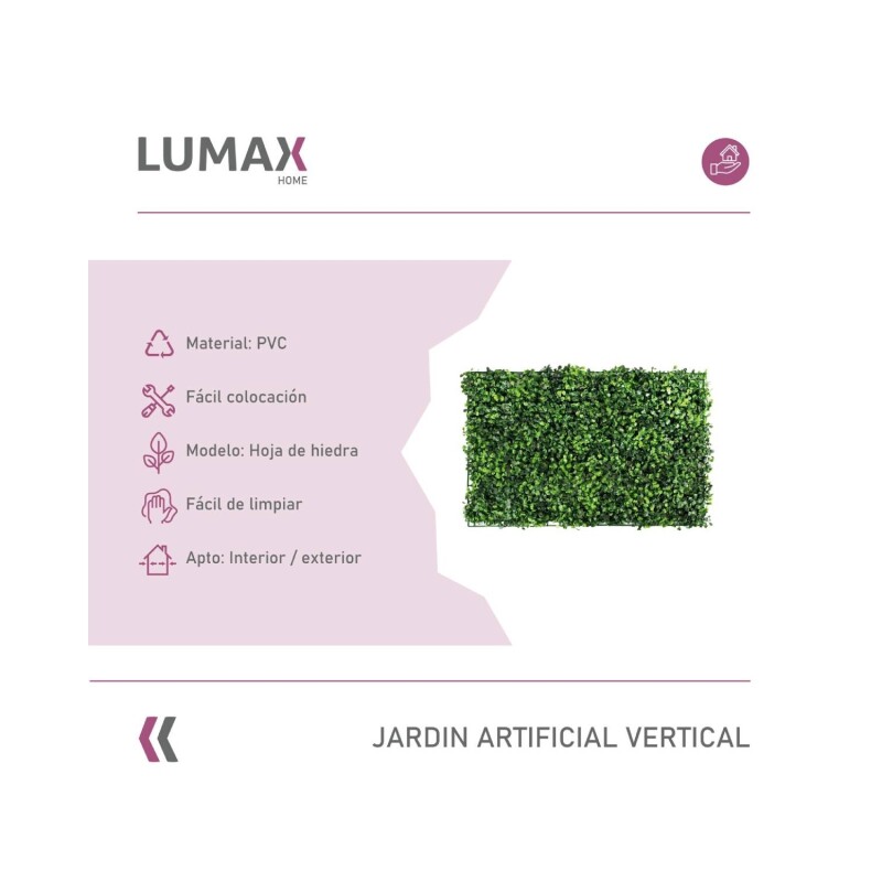 Pack x10 Jardin Vertical Artificial Muro Pared Panel Pack x10 Jardin Vertical Artificial Muro Pared Panel