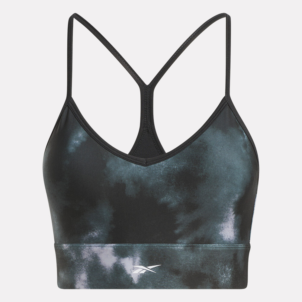 Id Train Printed Sports Bra - Mujer Black