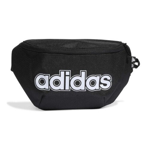 Riñonera Adidas Linear Duffel Negro-Blanco