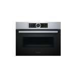 Microondas de empotrar Bosch CFA634GS1 Gourmet 36 acero inoxidable