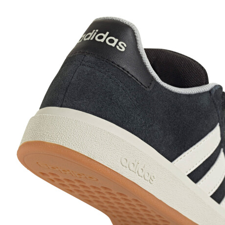 Championes de Niños Adidas Court 00s Jrs Negro - Blanco