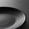 Plato de melamina negro 25 cm Plato de melamina negro 25 cm