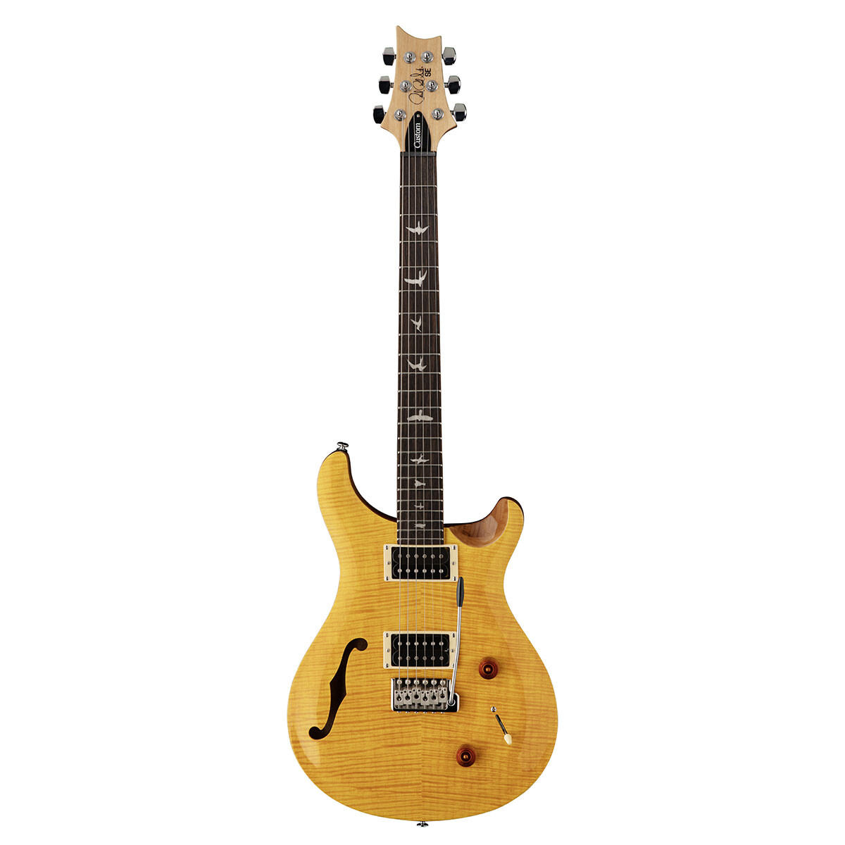 Guitarra Electrica Prs Se Custom 22 Semi Hollow Santana Yellow 