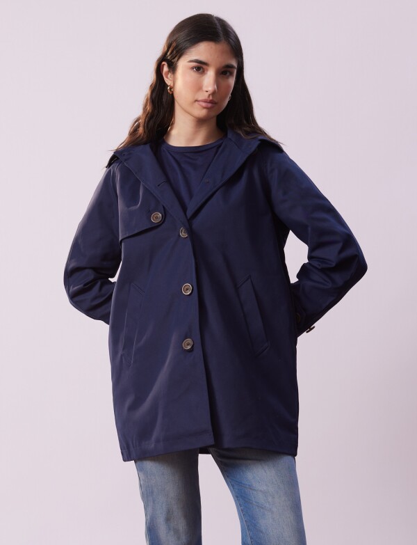 Gabardina Impermeable AZUL