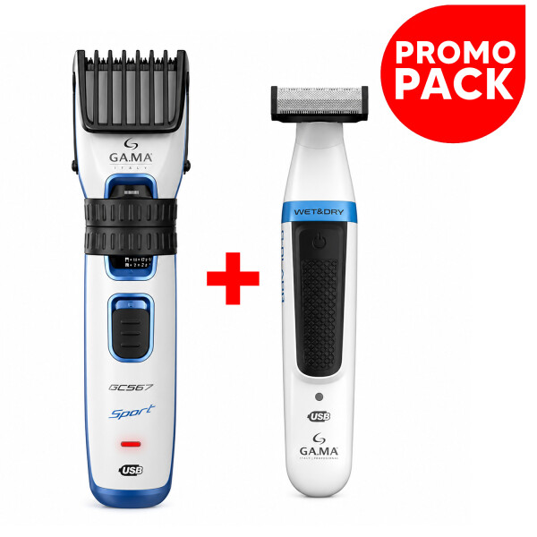 Combo Gama Trimmer Gblade + Clipper Gc567 Sport COMBO GAMA TRIMMER + CLIPPER GC567 SPORT