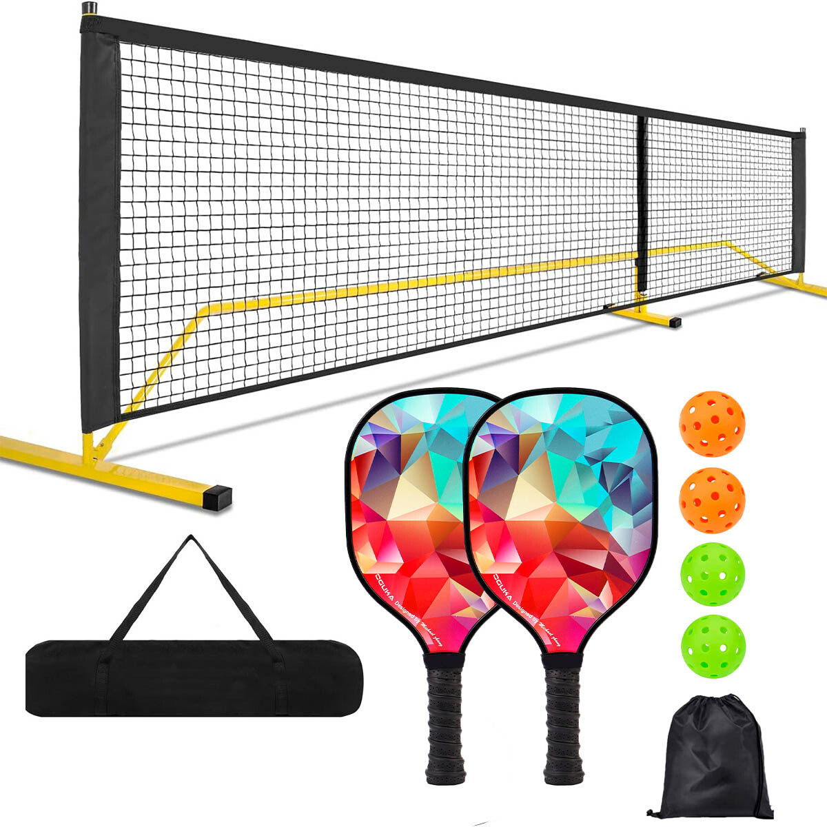 Set Spikeball Red + 2 Paletas + 4 Pelotas C/ Bolso 