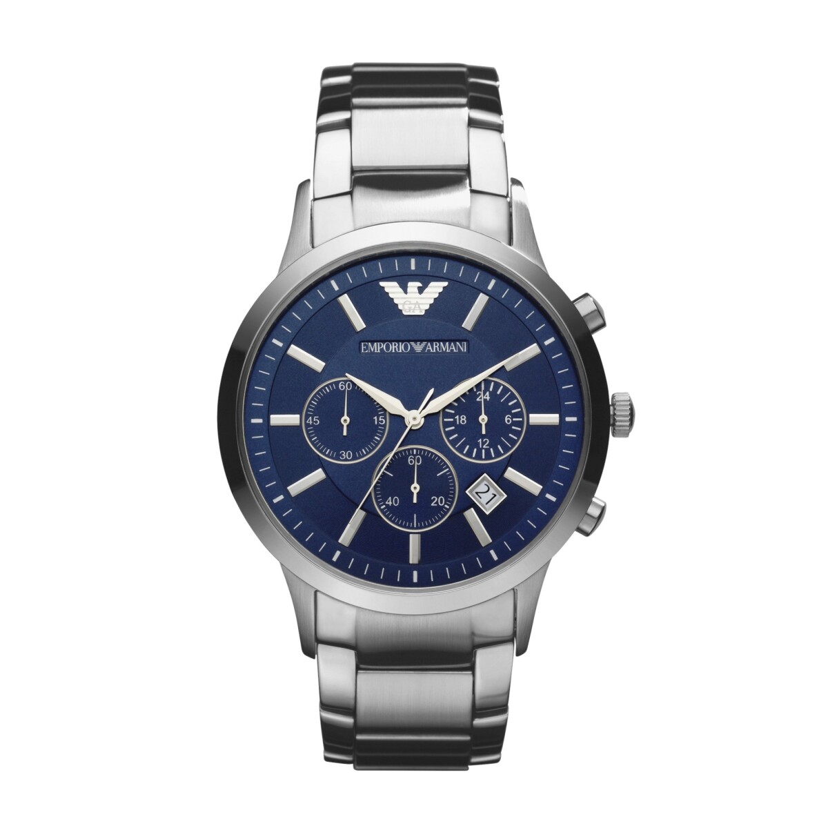 Reloj EMPORIO ARMANI RENATO Acero Plateado Esfera 43mm 