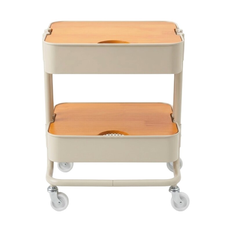 ORG METAL BEIGE CL C/RUE 2 NIV Unica